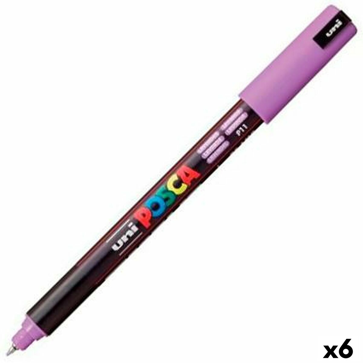 Cariocă POSCA PC-1MR Lavandă (6 Unități) - Birou și papetărie, Pixuri, creioane și articole de scris