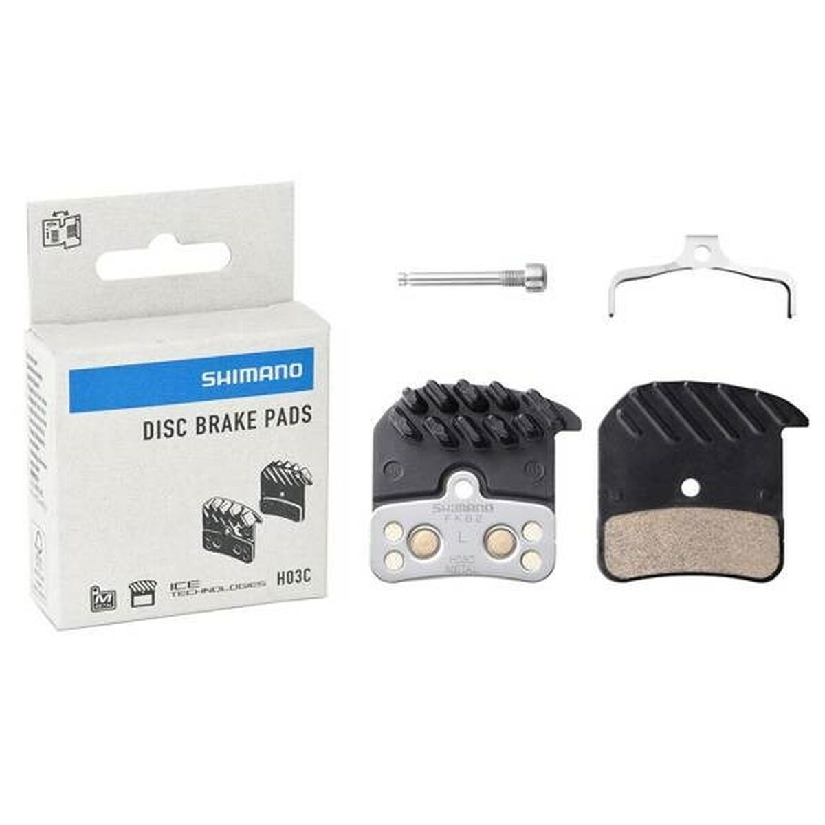 Plăcuțe de frână Shimano IBPH03CMFA Negru Gri Bronz - Sport și în aer liber, Ciclism