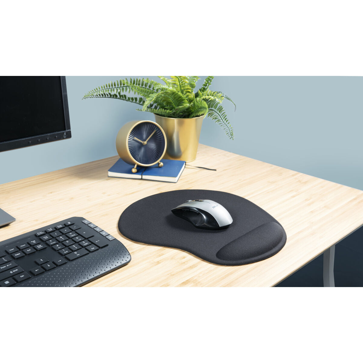 Covoraș antiderapant Trust BigFoot XL Negru - Tehnică de calcul, Accesorii