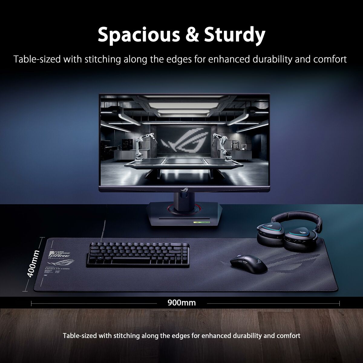 Covoraș de șoarece Asus 90MP04B0-BPUA00 Negru - Tehnică de calcul, Accesorii