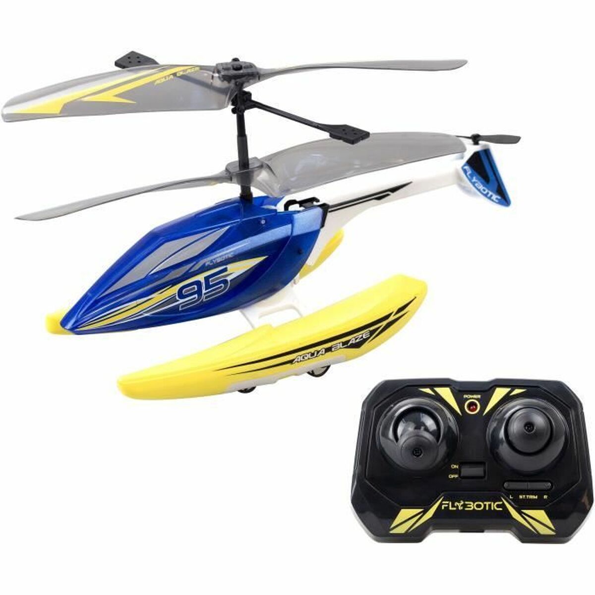 Mașină Radio Control Flybotic Helico Aqua Blaze Galben - Jucarii si jocuri, Vehicule