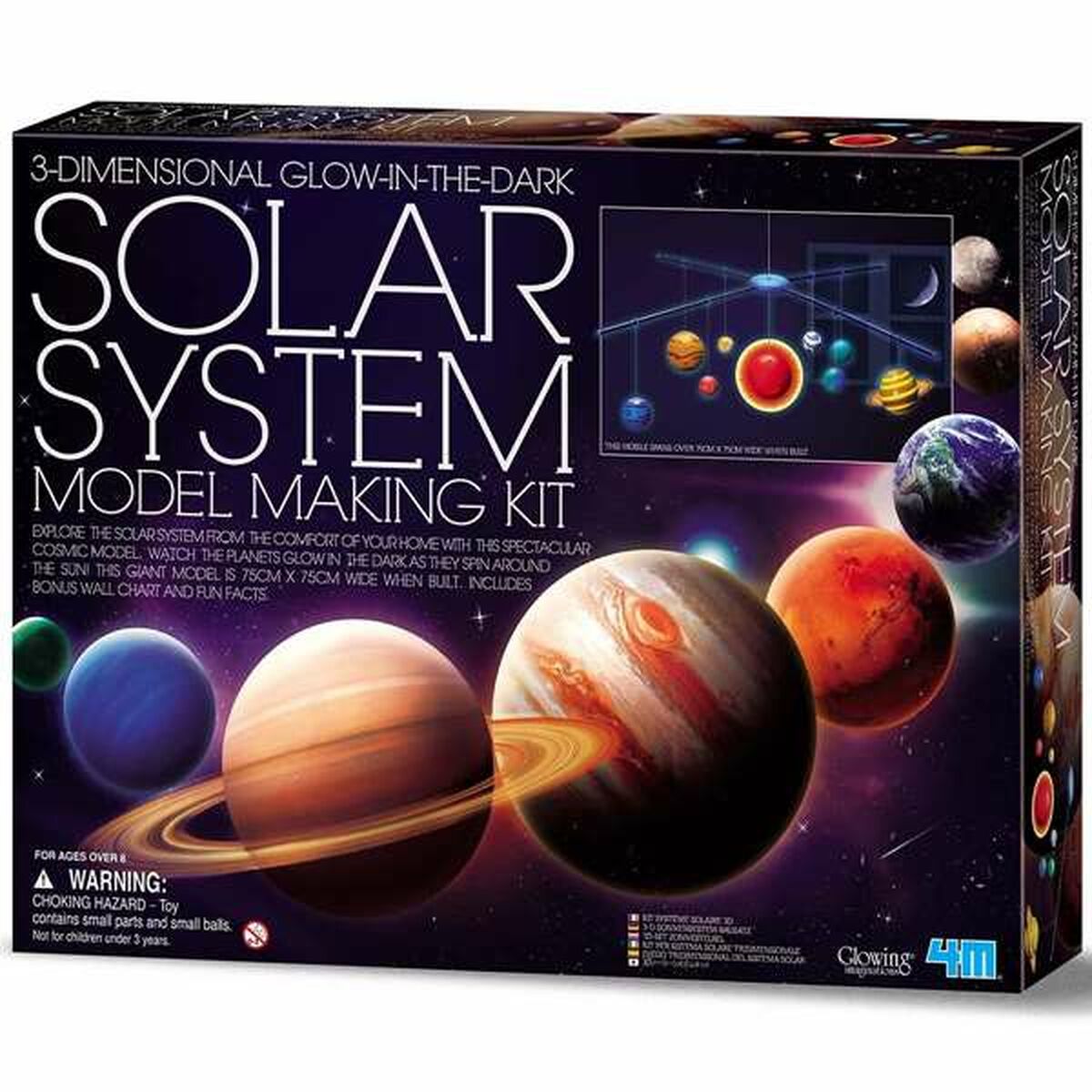 Joc Educativ Hape Kit sistema solare rotante in 3D 37,3 x 28,3 x 6,5 cm - Jucarii si jocuri, Jocuri și accesorii