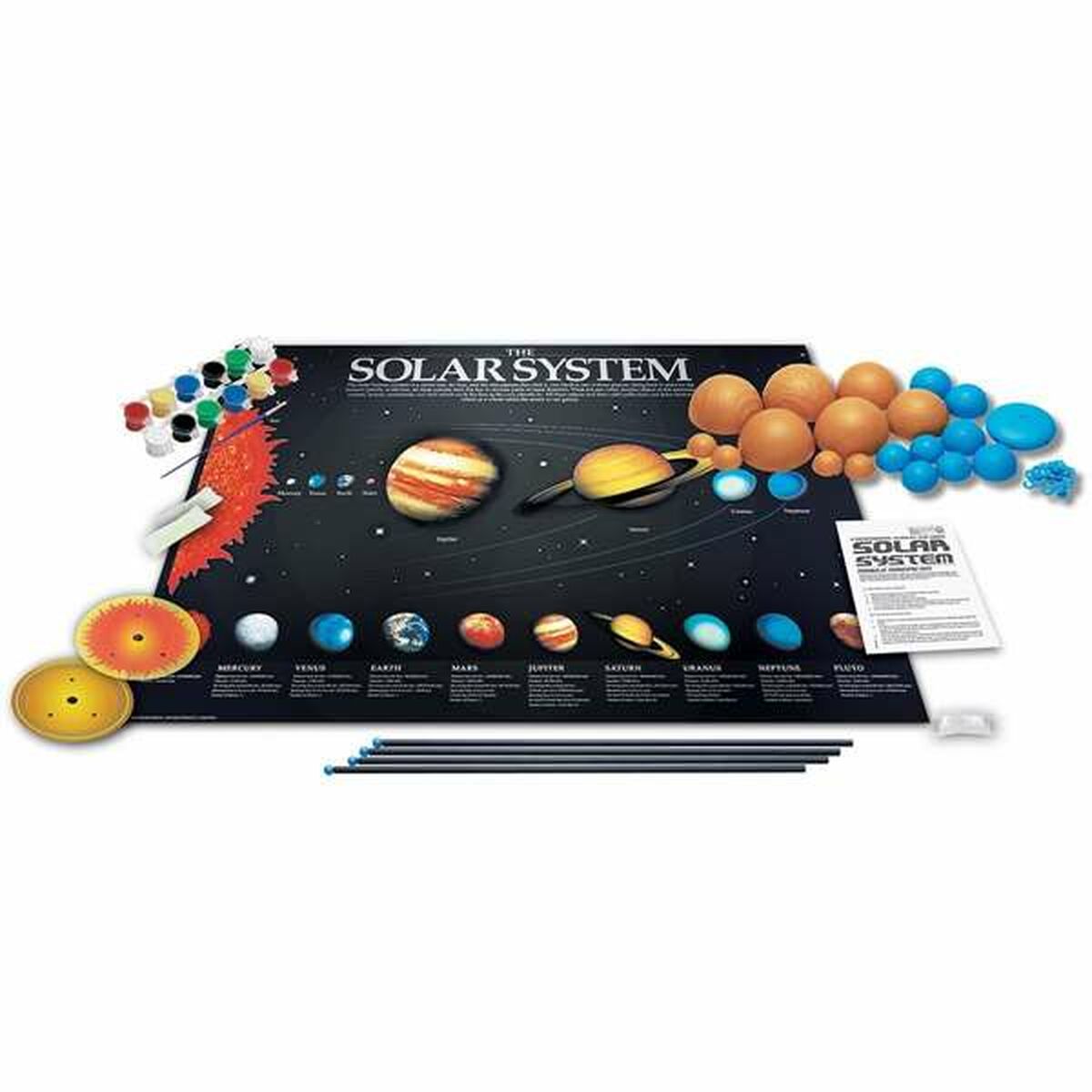 Joc Educativ Hape Kit sistema solare rotante in 3D 37,3 x 28,3 x 6,5 cm - Jucarii si jocuri, Jocuri și accesorii