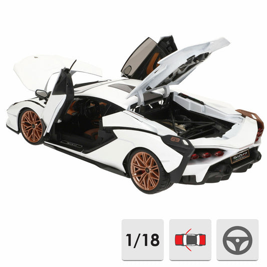 Mașină Bburago GT-Lamborghini Sian FKP 37 1:18 - Jucarii si jocuri, Vehicule