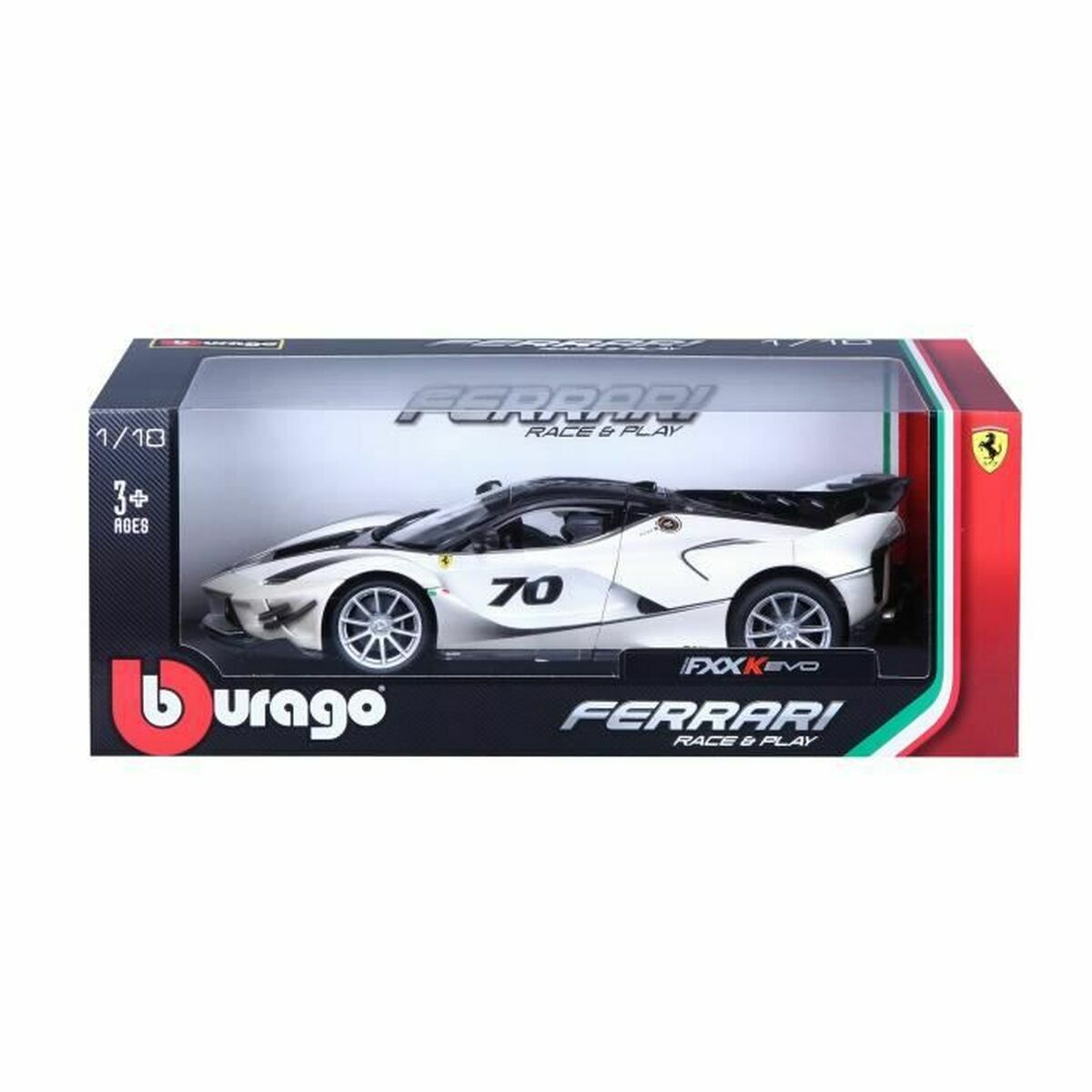 Mașină Bburago Ferrari FXX K-EVO #70 PE 1:18 - Jucarii si jocuri, Vehicule