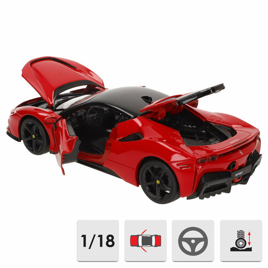 Mașină Bburago Ferrari SF90 Stradale 1:18 - Jucarii si jocuri, Vehicule