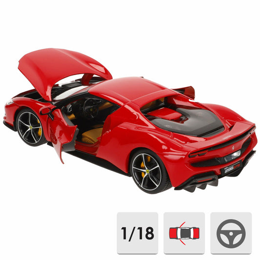 Mașină Bburago Ferrari 296 GTB 1:18 - Jucarii si jocuri, Vehicule