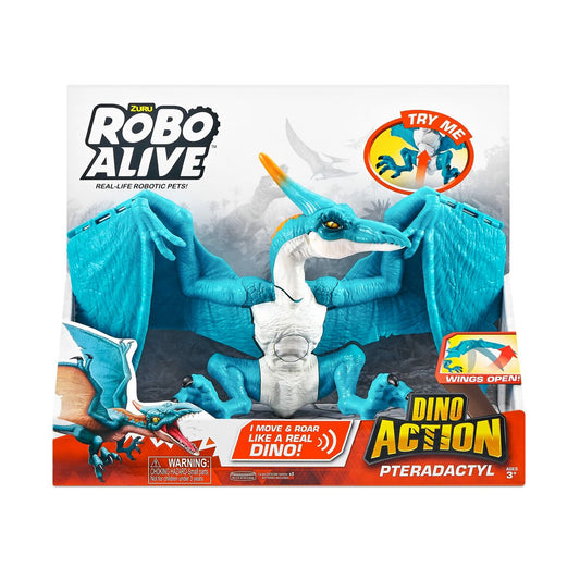 Dinozaur Zuru Robo Alive: Dino Action Pterodactyl Celeste Figura îmbinată - Jucarii si jocuri, Păpuși și figurine