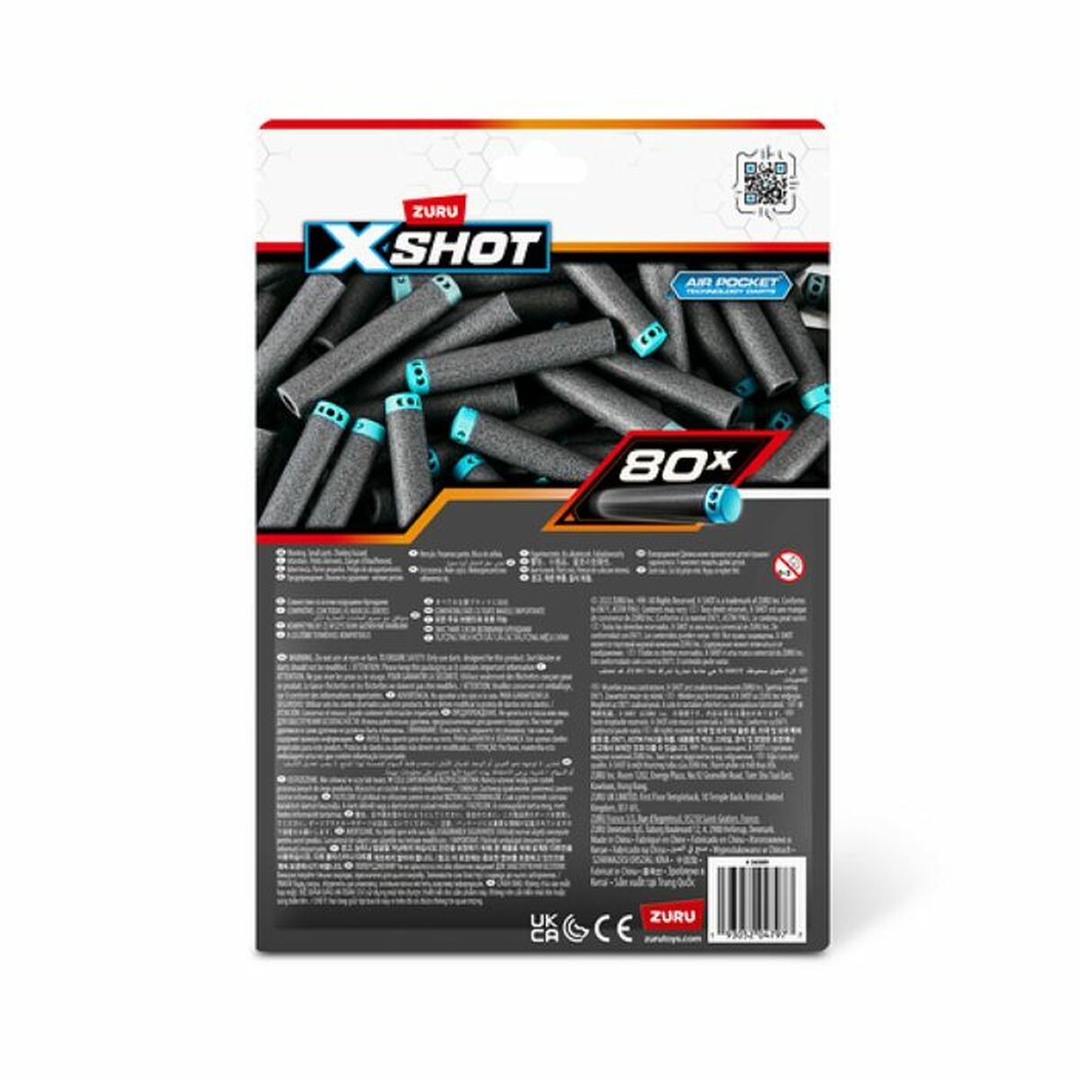 Darts Zuru X-Shot 80 Unități - Jucarii si jocuri, În aer liber și sport