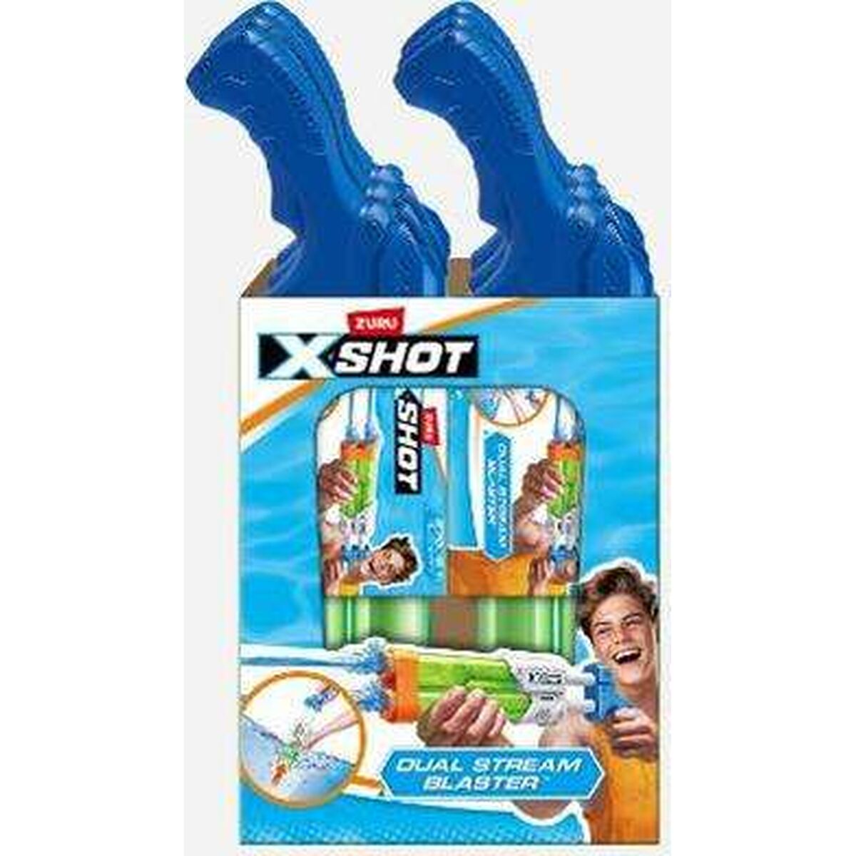 Pistol cu Apă Zuru X-Shot Small Quad Stream Blaster 13 x 40 x 5 cm - Jucarii si jocuri, În aer liber și sport
