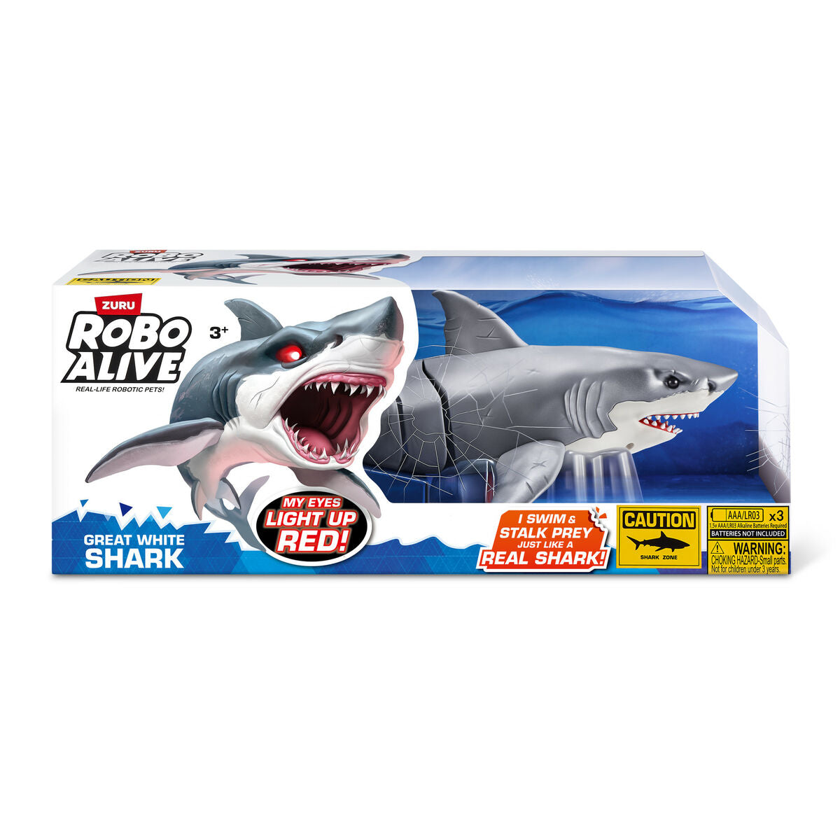 Animal de Companie Interactiv Zuru Robo Alive Rechin 40 cm - Jucarii si jocuri, Jucării electronice