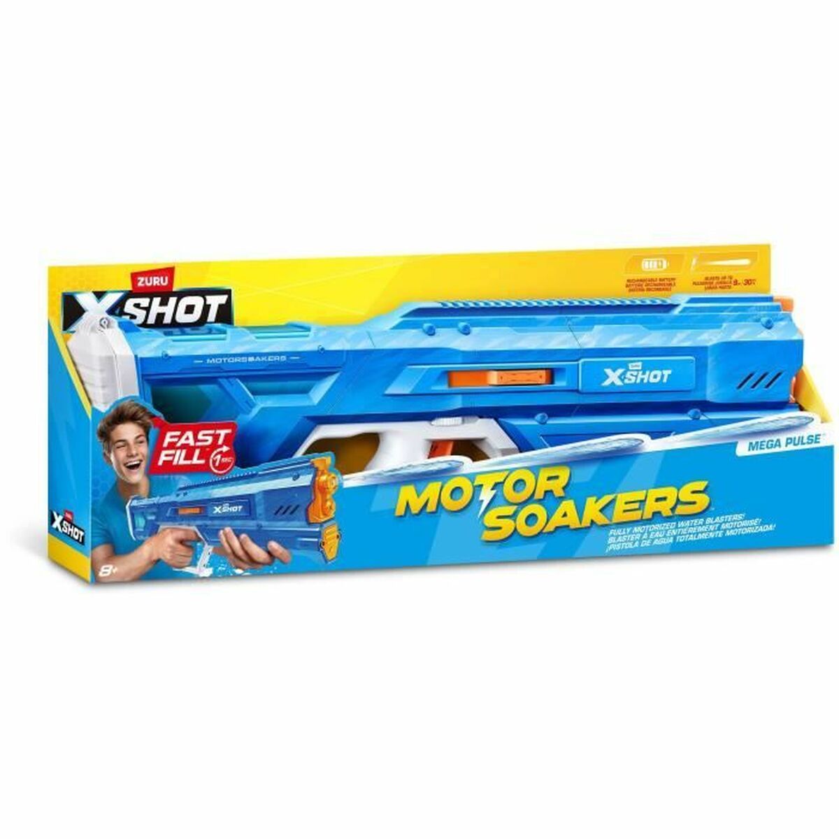 Pistol cu Apă Zuru X-SHOT Mega Pulse 1,1 L - Jucarii si jocuri, În aer liber și sport