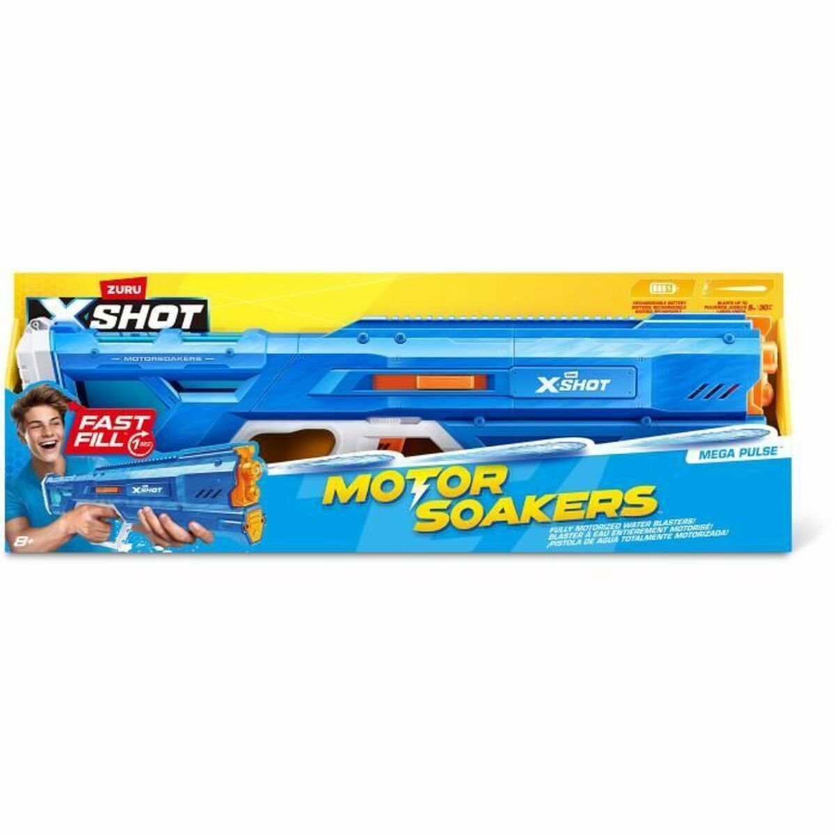 Pistol cu Apă Zuru X-SHOT Mega Pulse 1,1 L - Jucarii si jocuri, În aer liber și sport