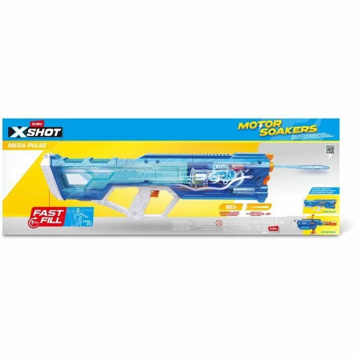 Pistol cu Apă Zuru X-SHOT Mega Pulse 1,1 L - Jucarii si jocuri, În aer liber și sport