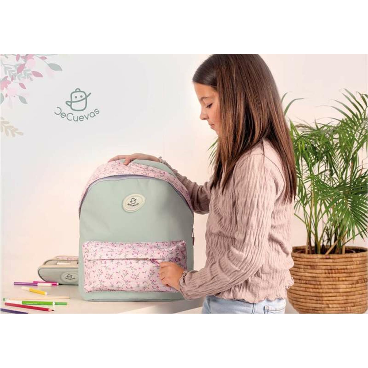 Ghiozdan Decuevas Provenza 40 x 18 x 30 cm - Birou și papetărie, Material școlar și educațional