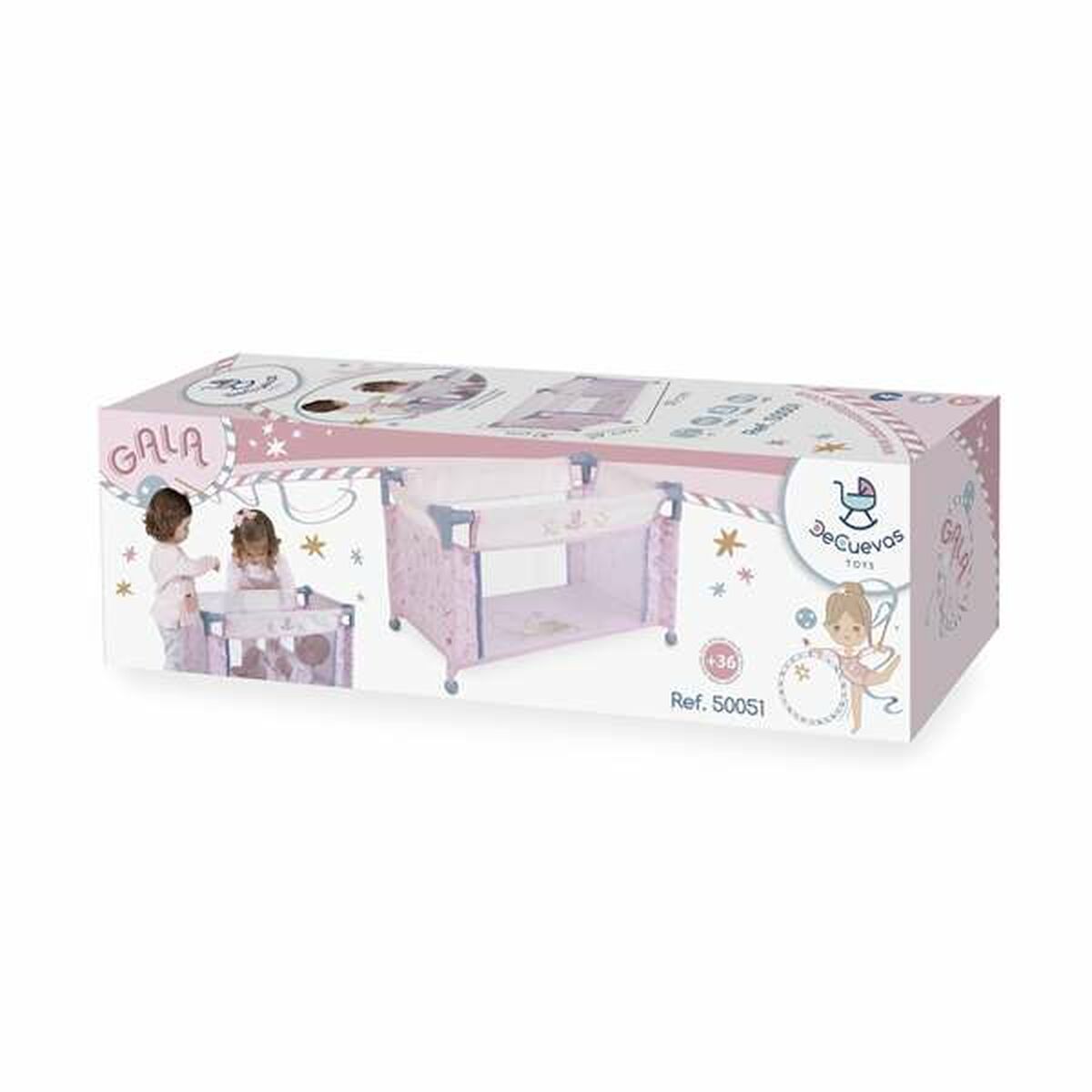 Pătuț pentru Păpuși Decuevas Gals 30 x 29 x 50 cm - Jucarii si jocuri, Păpuși și accesorii