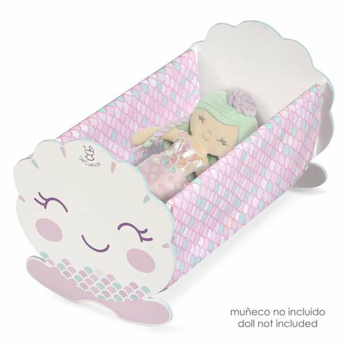 Pătuț pentru Păpuși Decuevas Ocean Fantasy Balansoar 49 x 32 x 31 cm - Jucarii si jocuri, Păpuși și accesorii