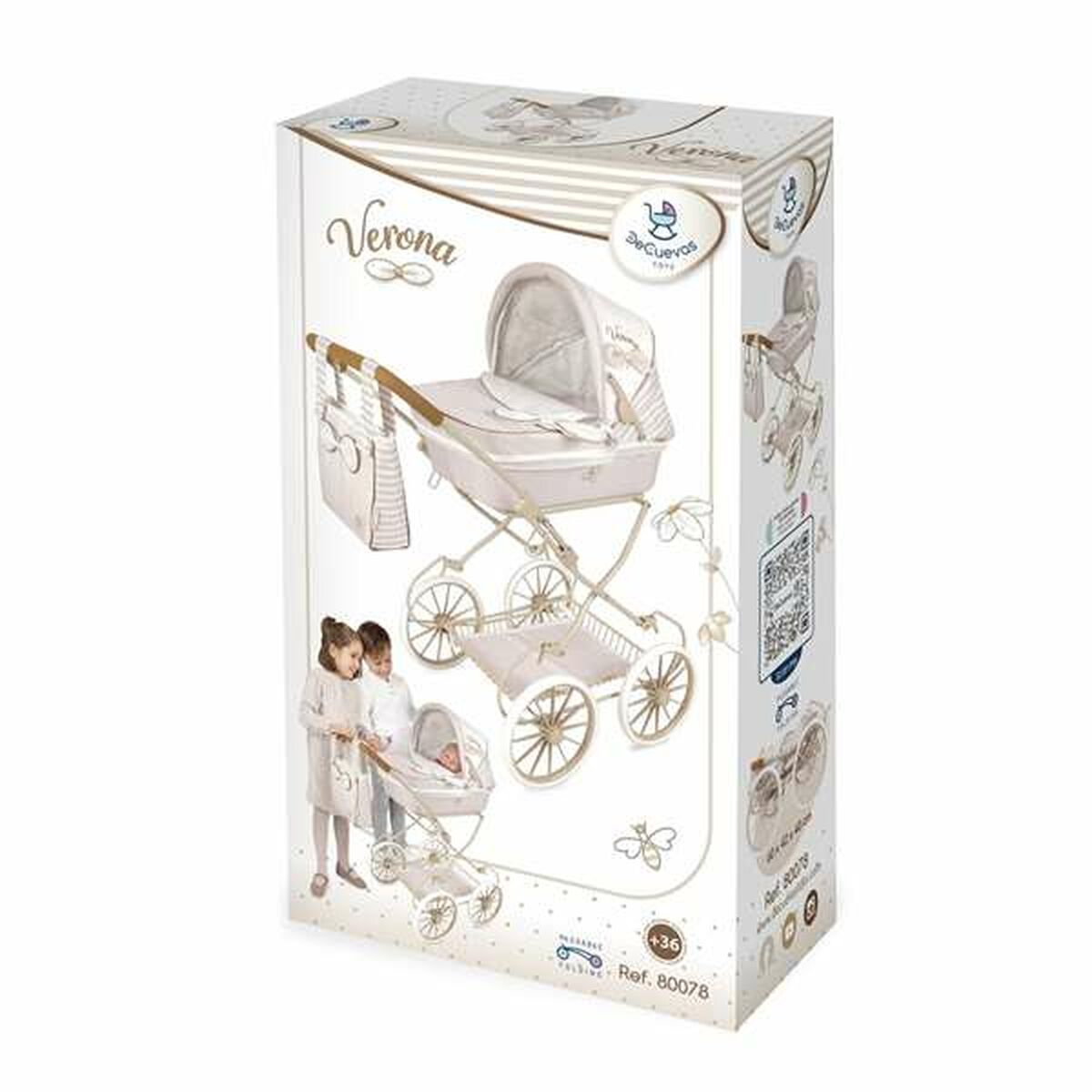 Cărucior pentru Păpuși Decuevas Verona 42 x 80 x 81 cm - Jucarii si jocuri, Păpuși și accesorii