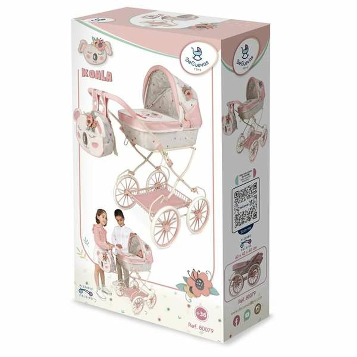 Cărucior pentru Păpuși Decuevas Koala 42 x 80 x 81 cm - Jucarii si jocuri, Păpuși și accesorii