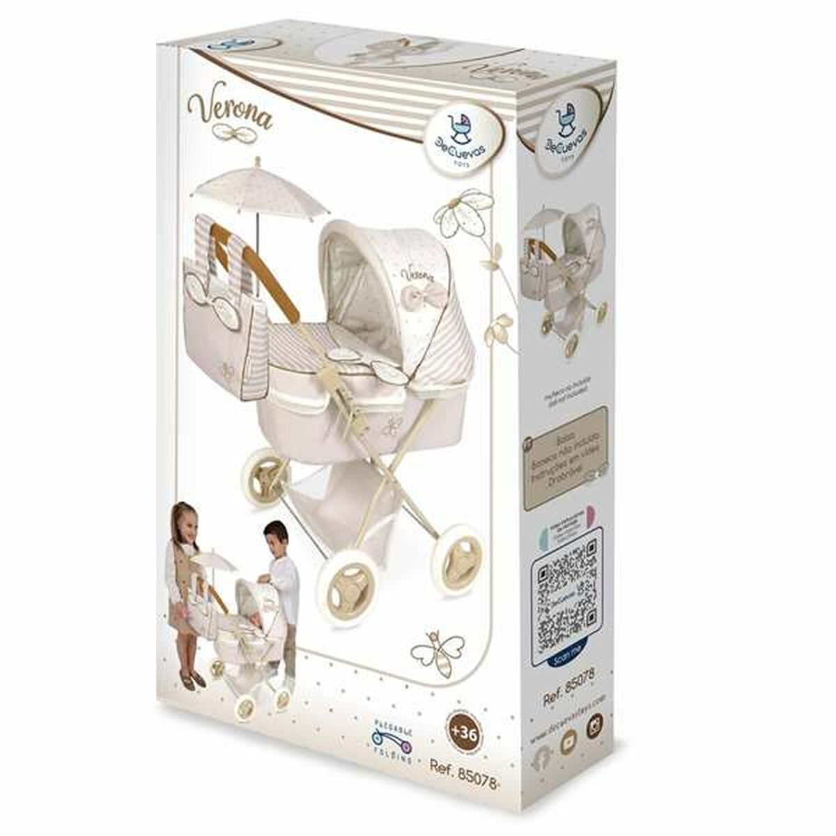 Cărucior pentru Păpuși Decuevas Verona 38 x 65 x 60 cm - Jucarii si jocuri, Păpuși și accesorii