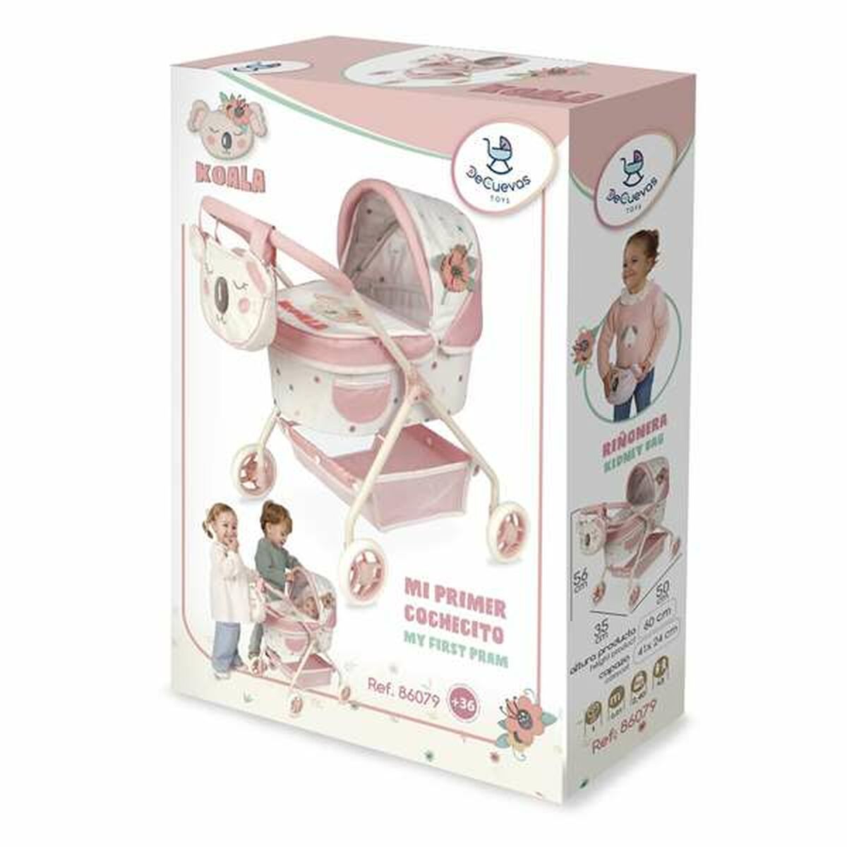 Cărucior pentru Păpuși Decuevas Koala 35 x 50 x 56 cm - Jucarii si jocuri, Păpuși și accesorii