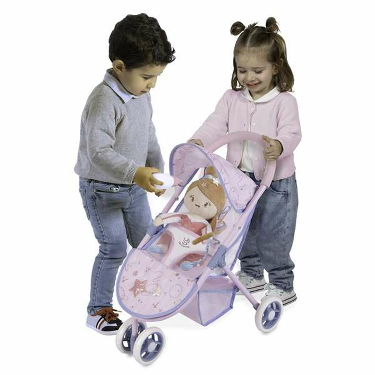 Cărucior pentru Păpuși Decuevas Gala 33 x 48 x 55 cm Liliachiu 50 cm - Jucarii si jocuri, Păpuși și accesorii