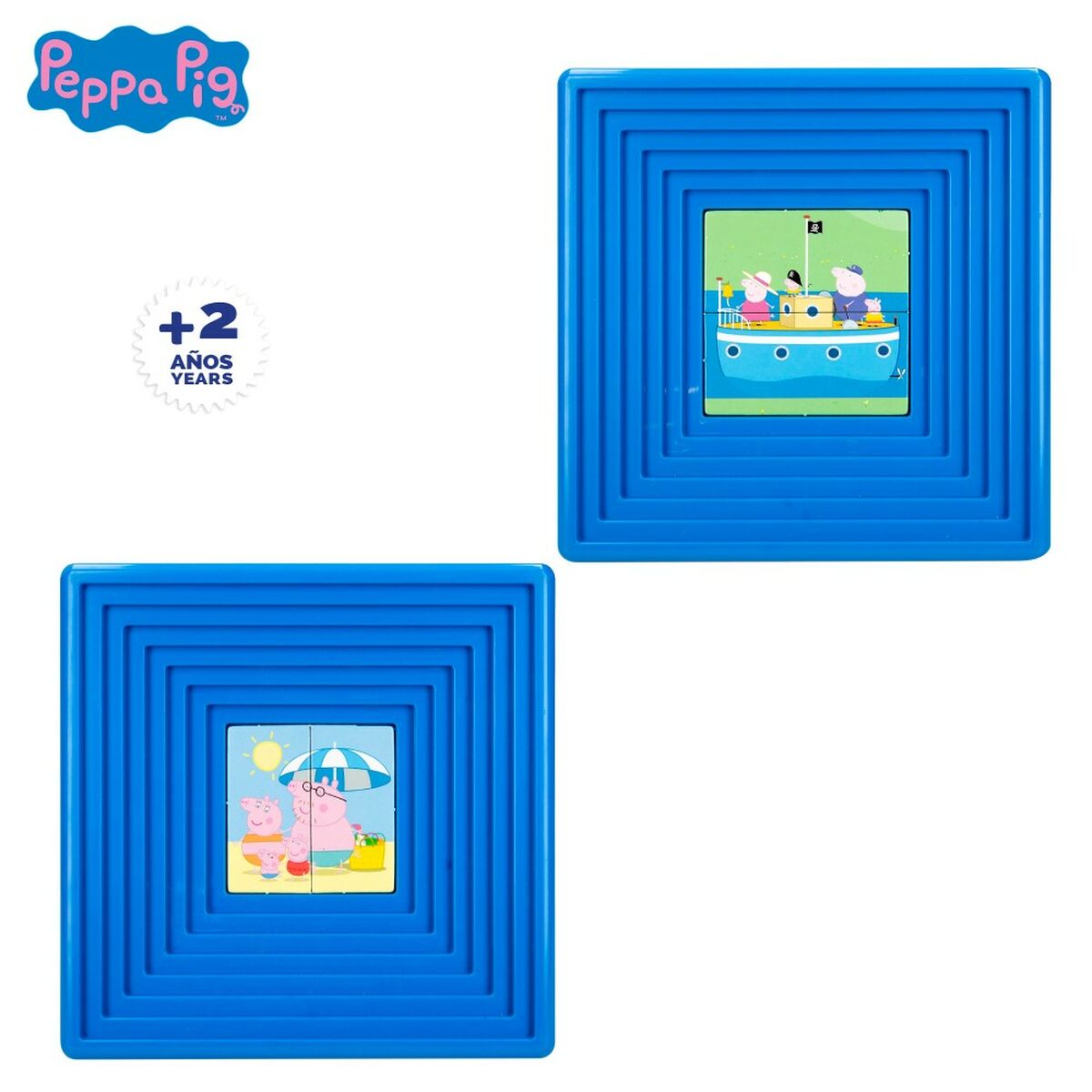 Puzzle pentru Copii Peppa Pig 25 Piese 19 x 4 x 19 cm (6 Unități) - Jucarii si jocuri, Păpuși și accesorii
