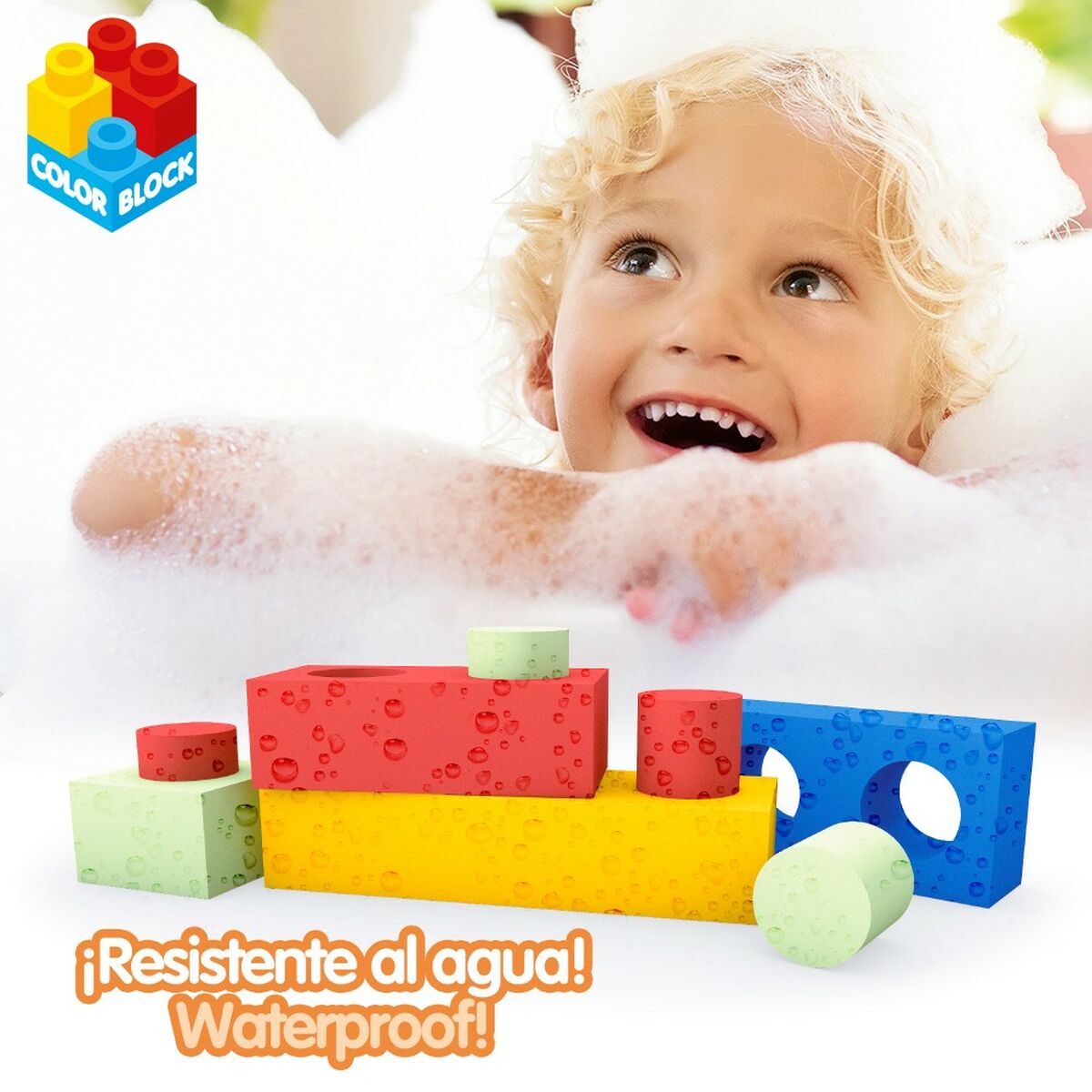 Plăci de Construcții Color Block 32 Piese EVA (4 Unități) - Jucarii si jocuri