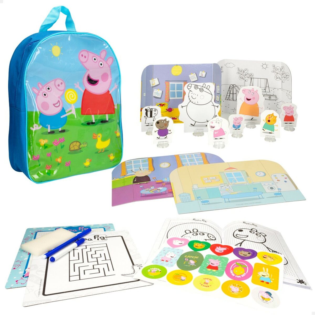 Joc Educativ Peppa Pig 23 x 31 x 9 cm (6 Unități) - Jucarii si jocuri, Jocuri și accesorii