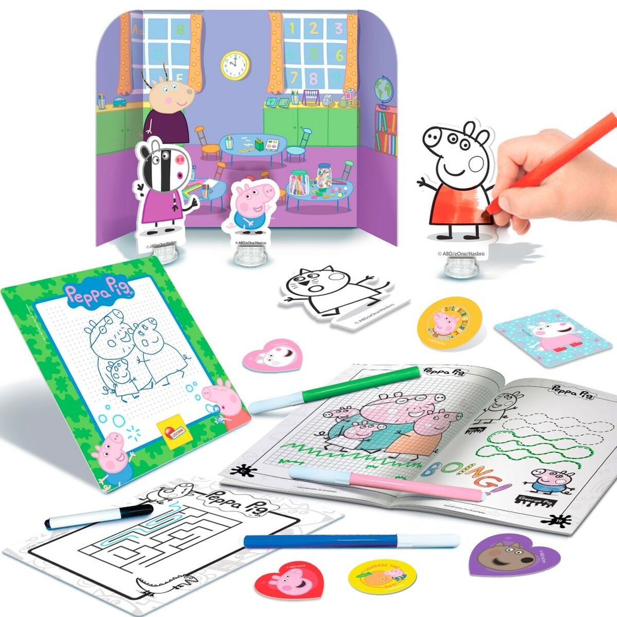 Joc Educativ Peppa Pig 23 x 31 x 9 cm (6 Unități) - Jucarii si jocuri, Jocuri și accesorii