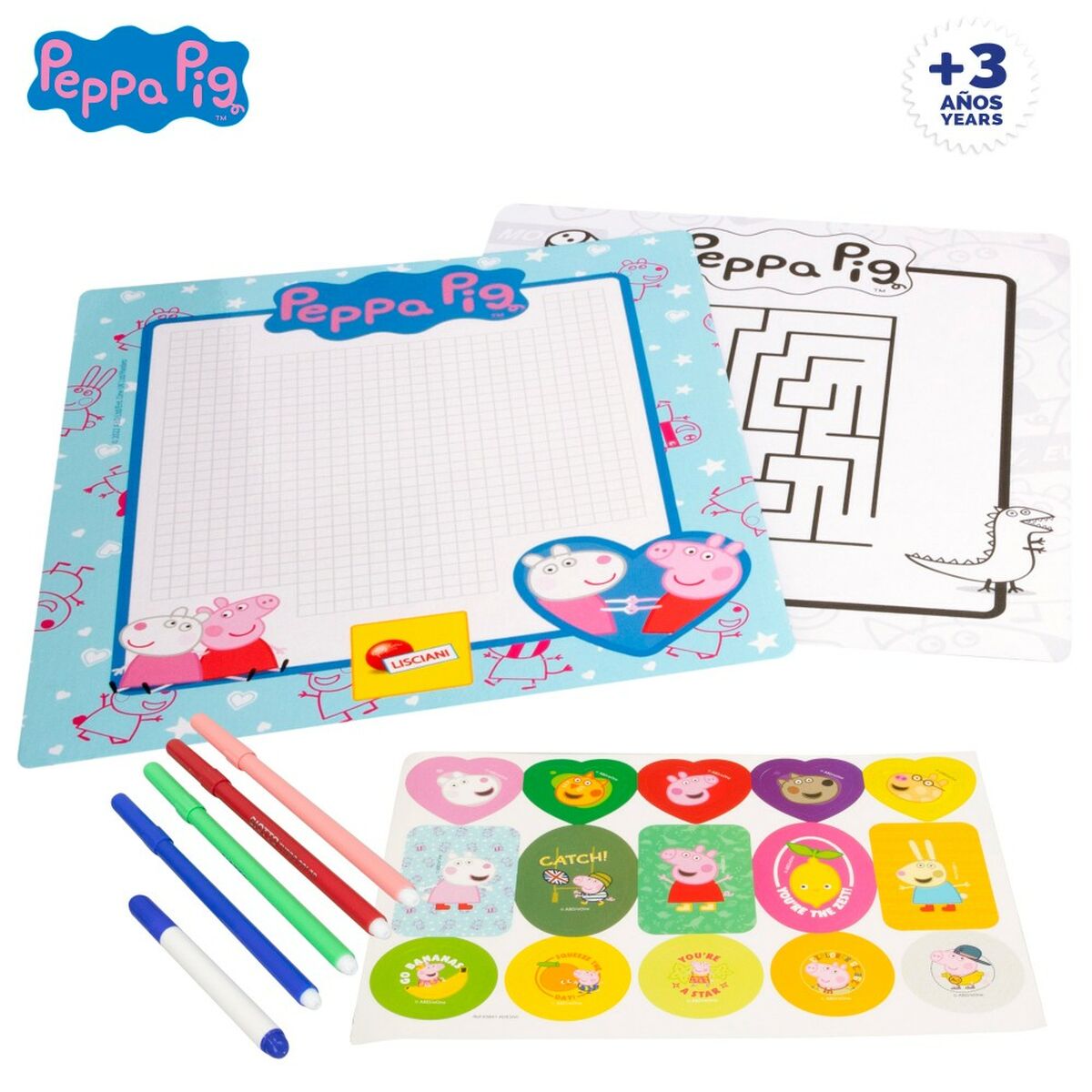 Joc Educativ Peppa Pig 23 x 31 x 9 cm (6 Unități) - Jucarii si jocuri, Jocuri și accesorii
