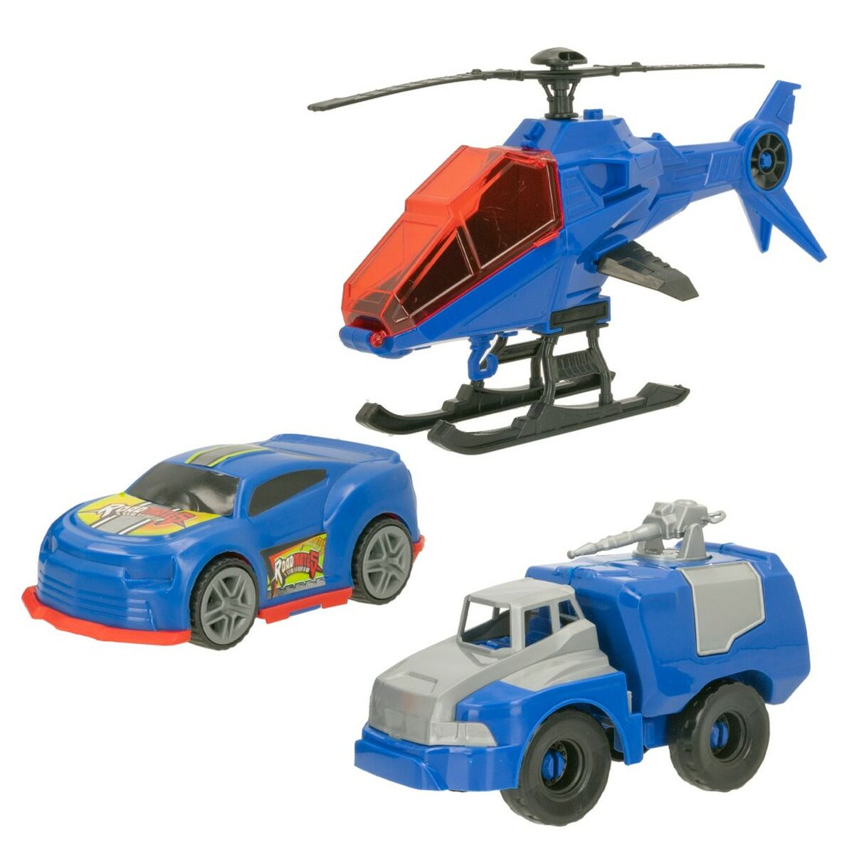 Set mașini Colorbaby 20 x 12 x 8,5 cm 6 Unități 3 Piese Polițist - Jucarii si jocuri, Vehicule