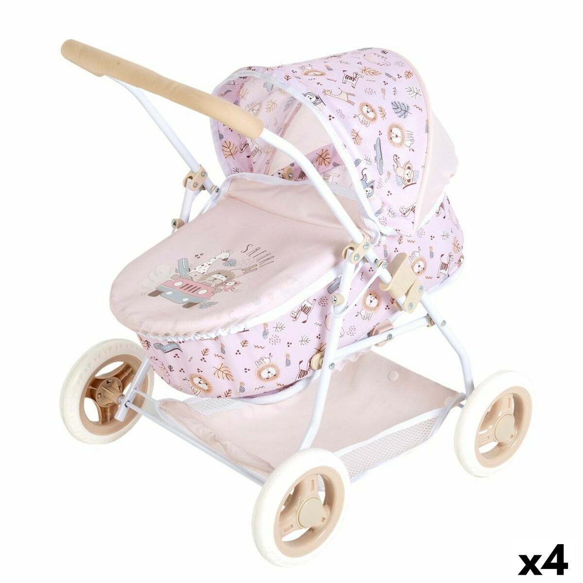 Scaun pentru Păpuși Colorbaby Safari 40 x 57 x 49 cm 4 Unități Convertible - Jucarii si jocuri, Păpuși și accesorii