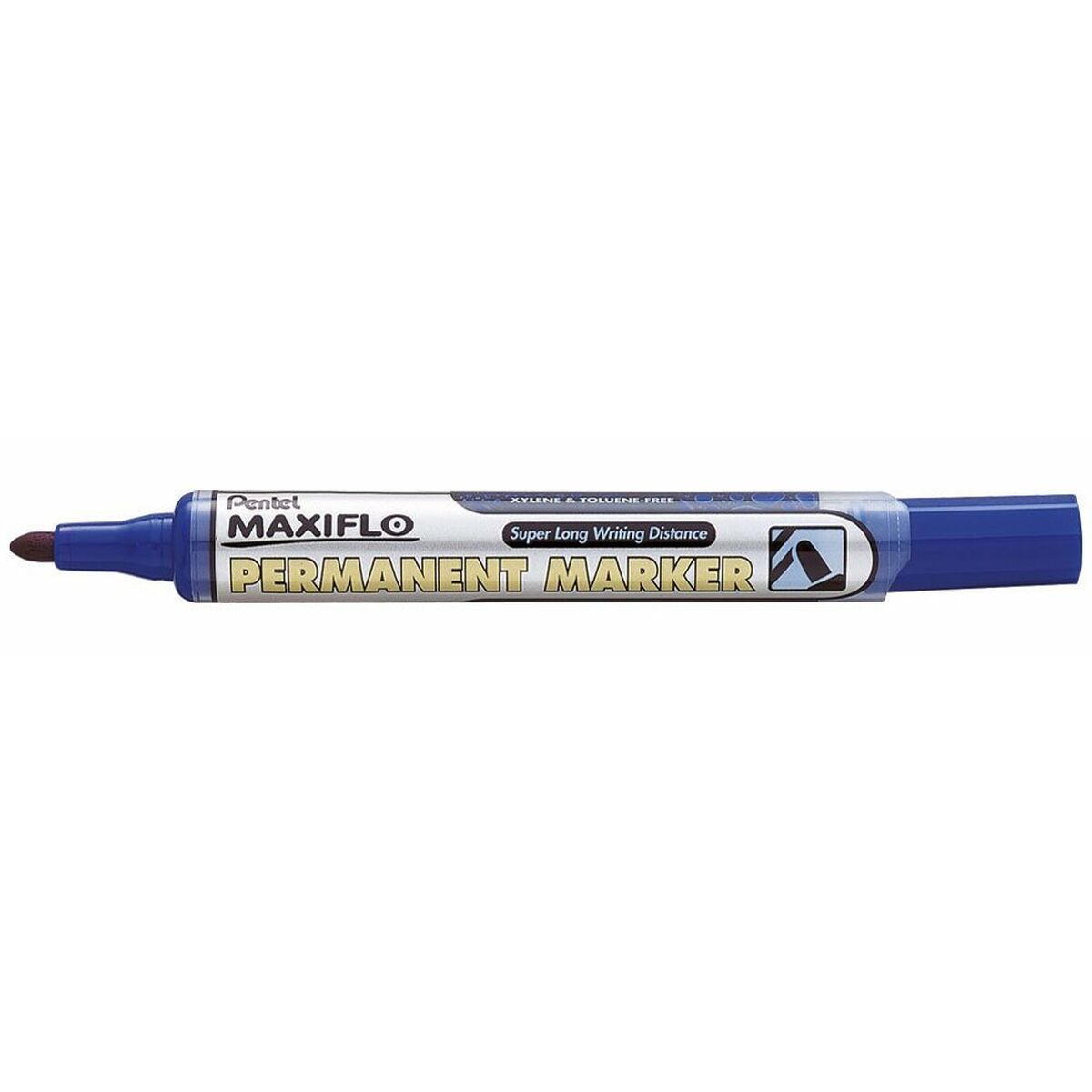 Marker permanent Pentel Maxiflo NLF50 Albastru 12 Piese (12 Unități) - Birou și papetărie, Pixuri, creioane și articole de scris