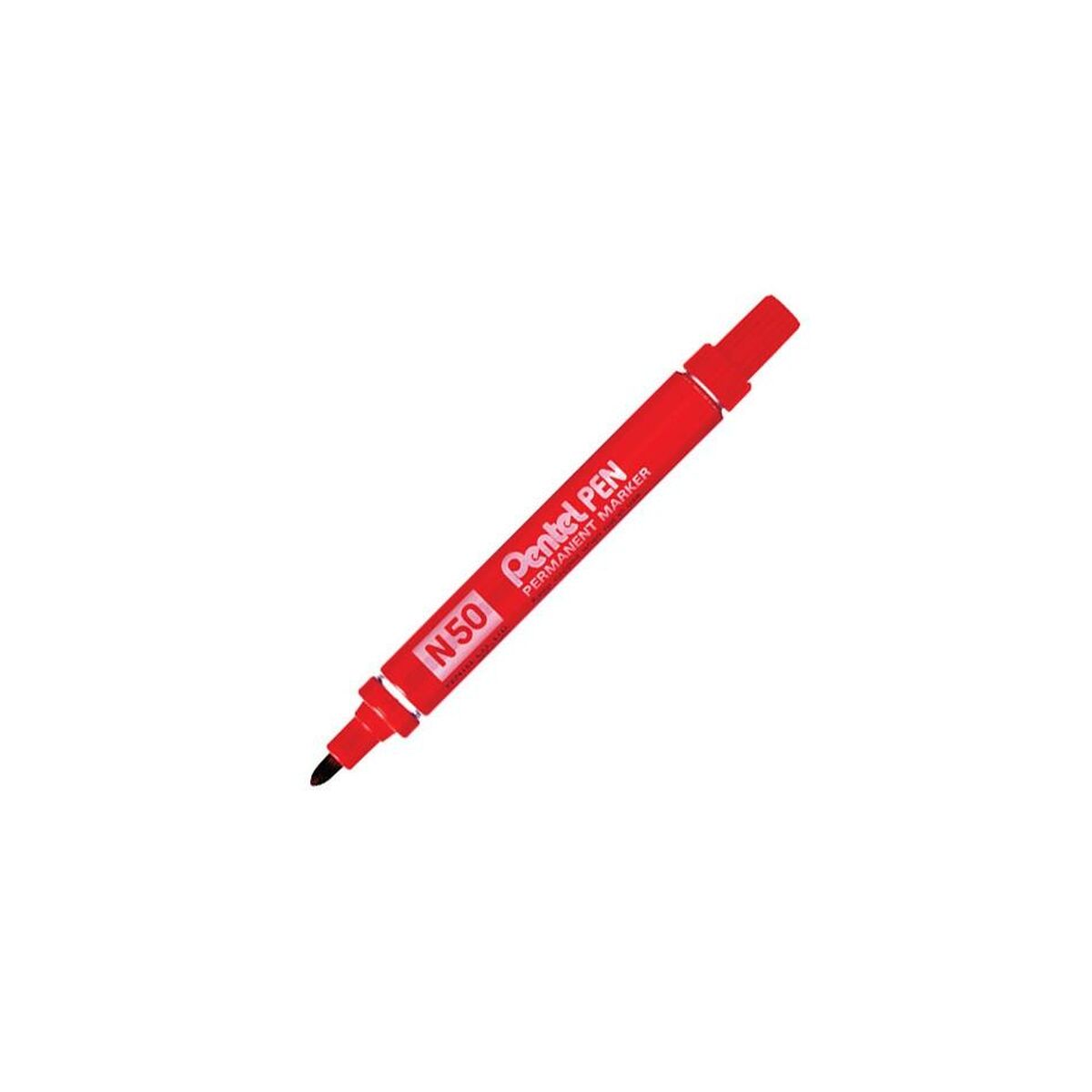 Marker permanent Pentel N50-BE Roșu 12 Piese - Birou și papetărie, Pixuri, creioane și articole de scris