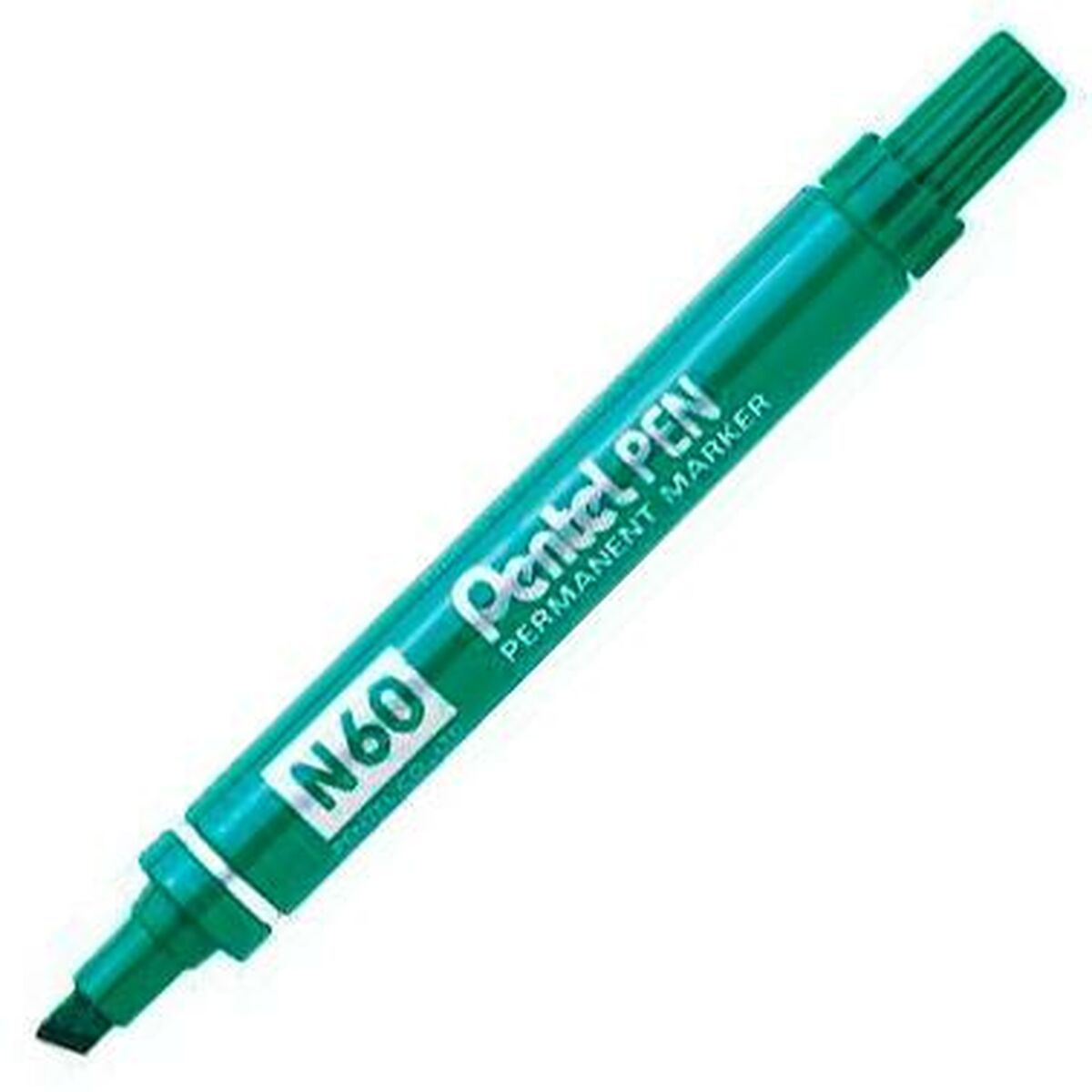Marker permanent Pentel N60 Verde 12 Piese - Birou și papetărie, Pixuri, creioane și articole de scris