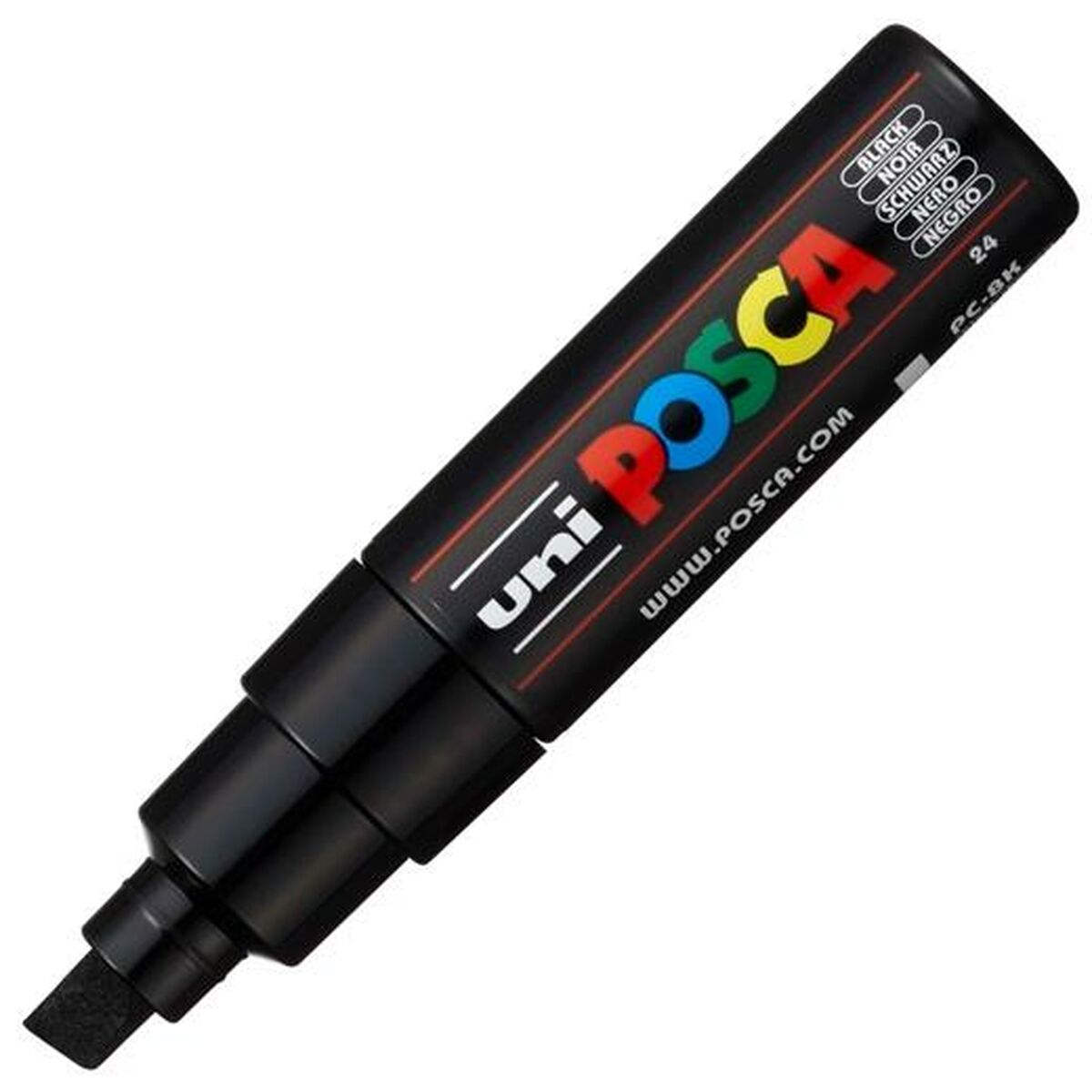 Carioci POSCA PC-8K Negru (6 Unități) - Birou și papetărie, Pixuri, creioane și articole de scris