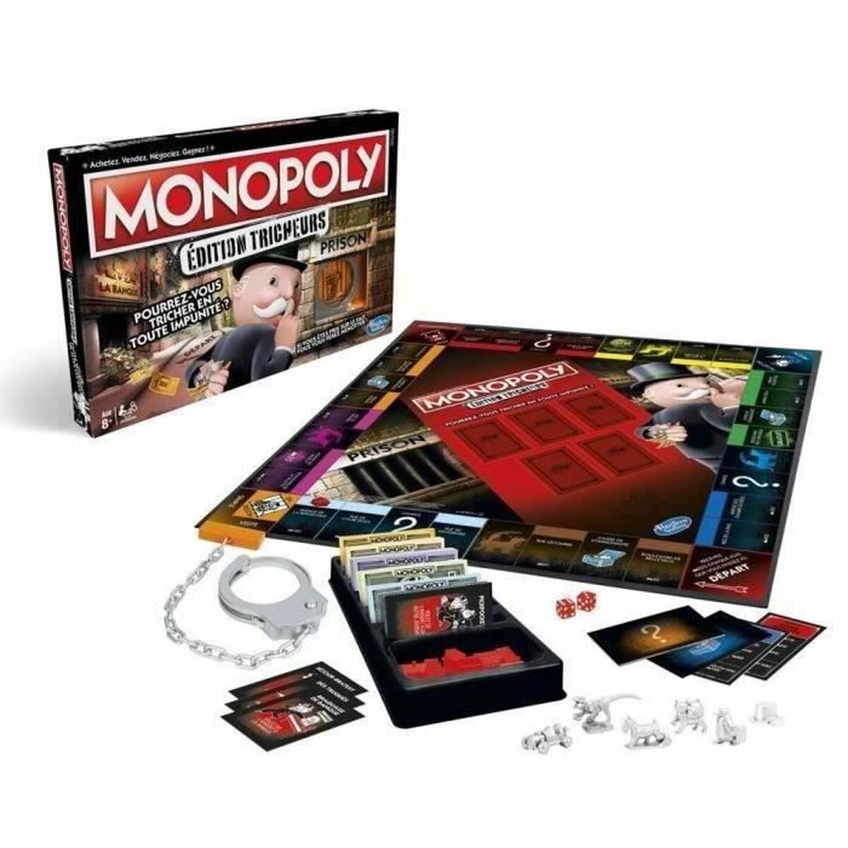 Joc de Masă Tricheurs Monopoly Edition 2018 (FR) Multicolor (Franceză) - Jucarii si jocuri, Jocuri și accesorii