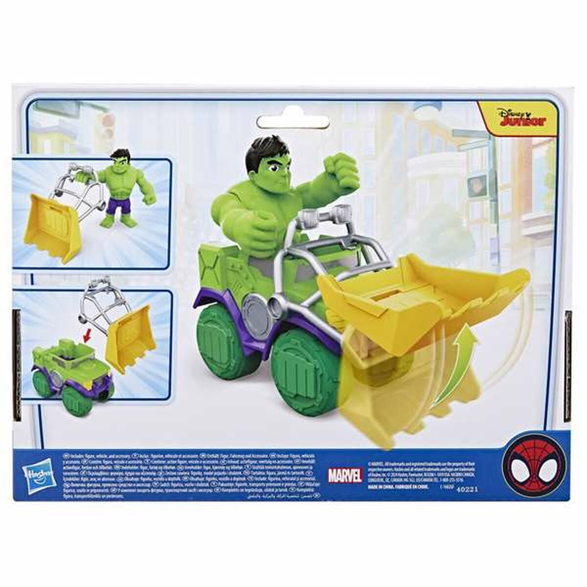 Playset Hasbro Spidey Amazing Friends Hulk Verde - Jucarii si jocuri, Activități creative