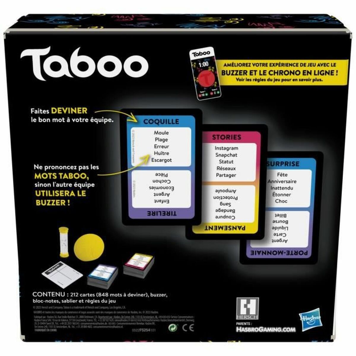 Joc deîntrebări și răspunsuri Hasbro Taboo - Jucarii si jocuri, Jocuri și accesorii