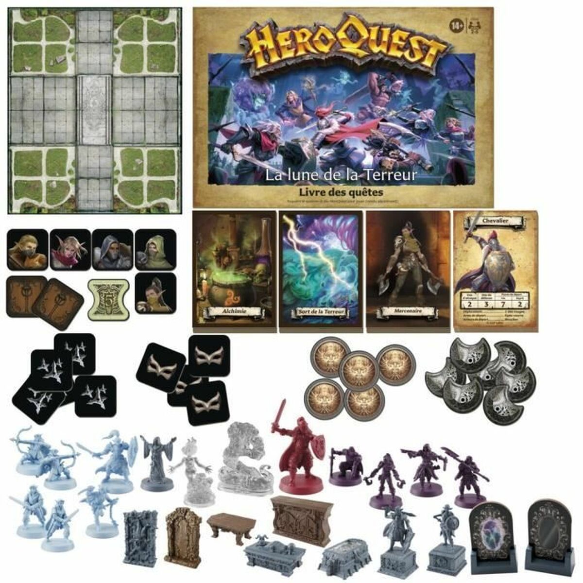 Joc de Masă Hasbro Hero Quest: La Lune de la Terreur (Expansion Pack) (FR) - Jucarii si jocuri, Jocuri și accesorii