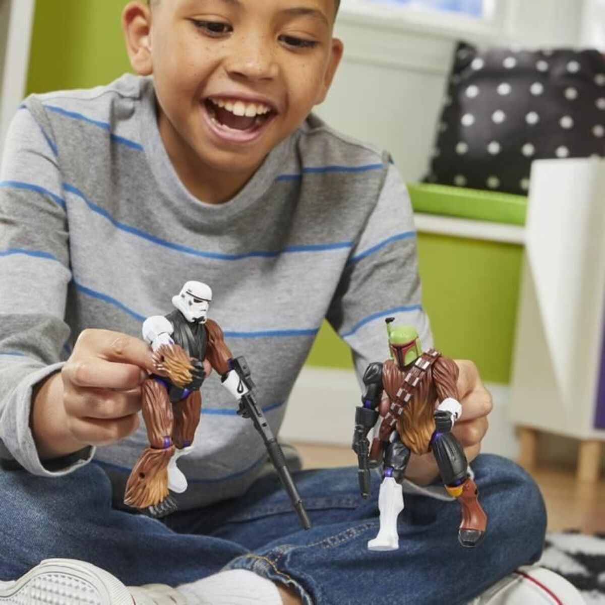 Figura îmbinată Hasbro MixMashers Chewbacca - Jucarii si jocuri, Păpuși și figurine