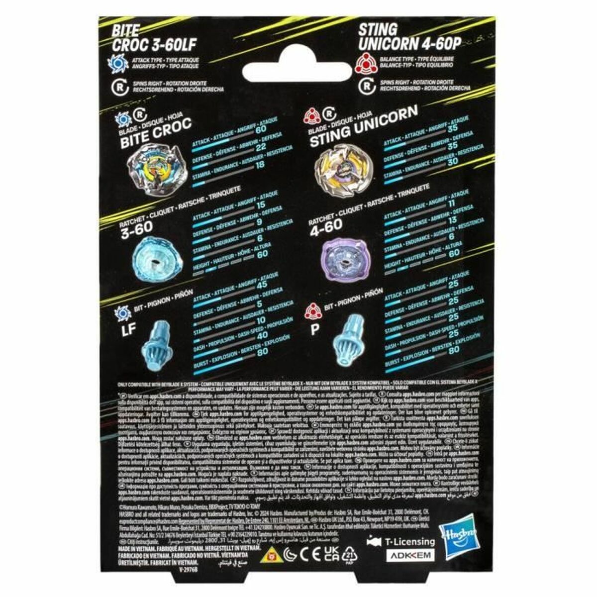 Joc de Îndemânare Hasbro Bite Croc 3-60LF and Sting Unicorn 4-60P - Jucarii si jocuri, Jocuri și accesorii