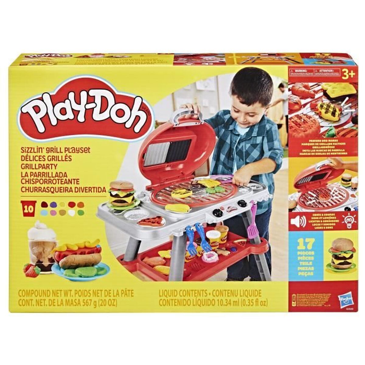 Joc de Plastilină Play-Doh Grilled Delights - Jucarii si jocuri, Activități creative