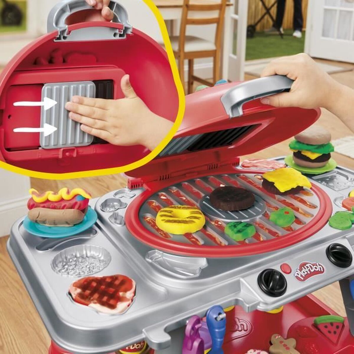 Joc de Plastilină Play-Doh Grilled Delights - Jucarii si jocuri, Activități creative