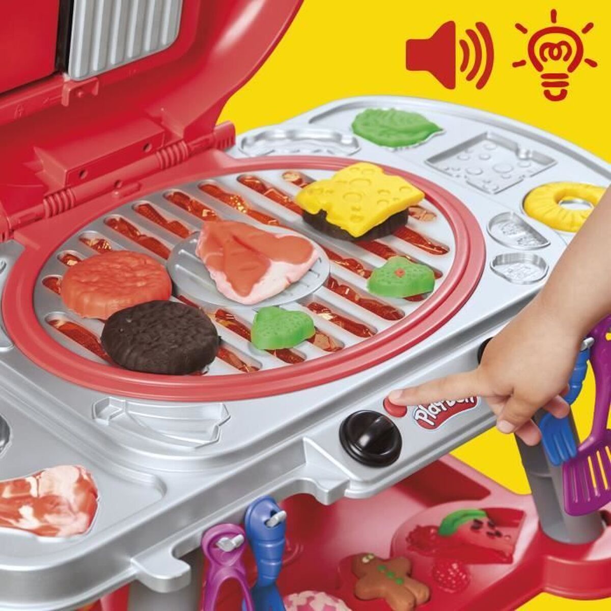 Joc de Plastilină Play-Doh Grilled Delights - Jucarii si jocuri, Activități creative