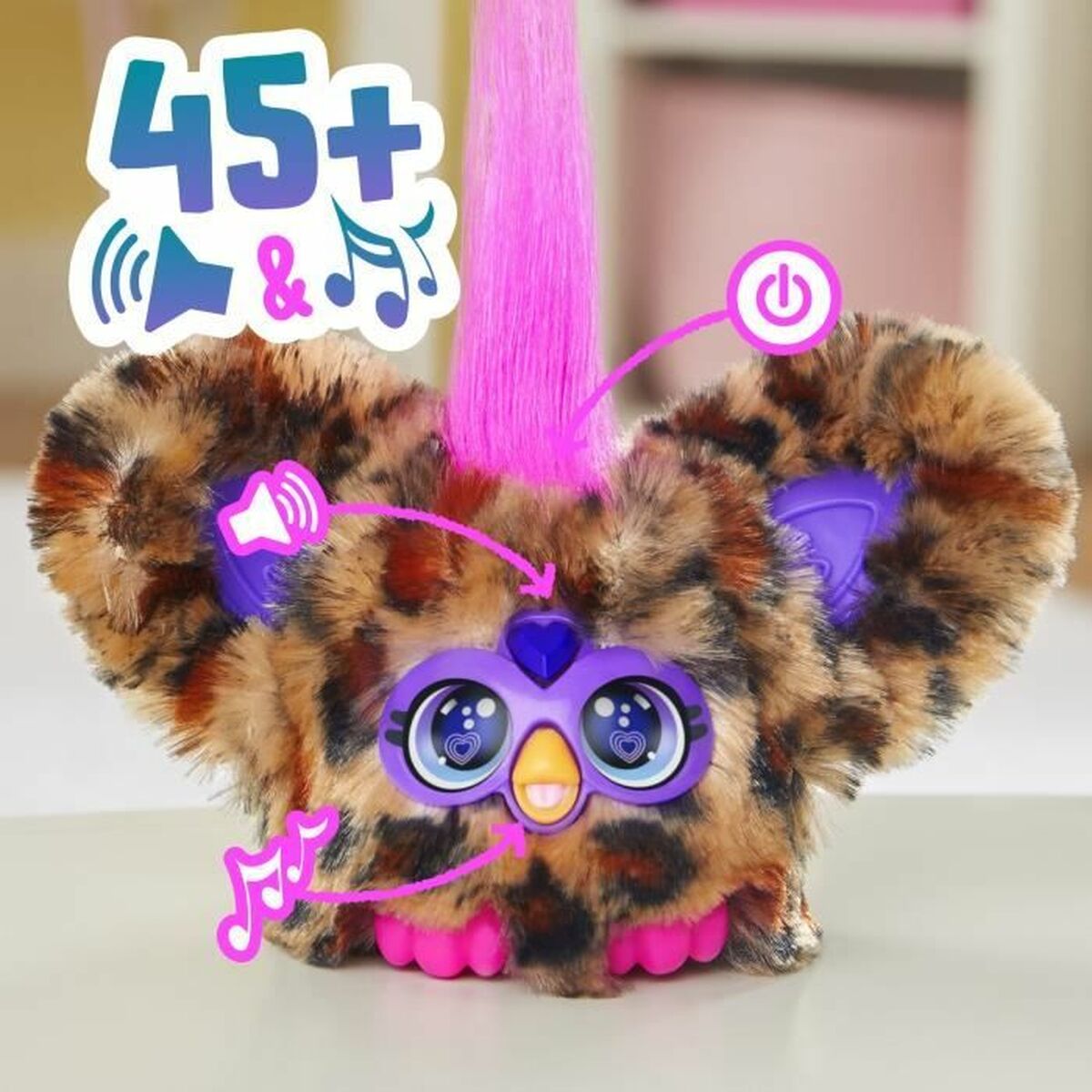 Jucărie de Pluș Hasbro Furblets Chee-Chee Maro Flauș Animal - Jucarii si jocuri, Jucării de pluș
