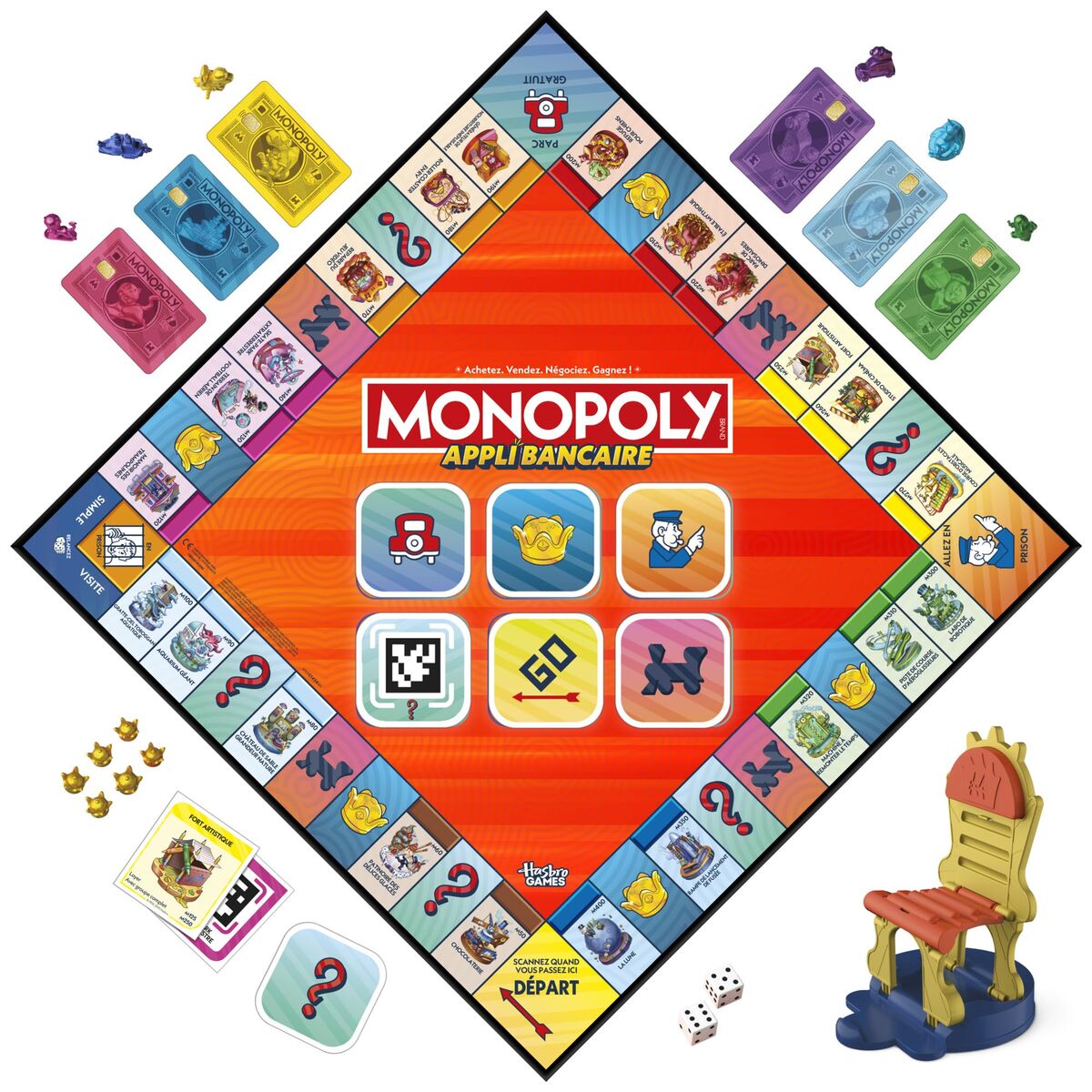 Joc de Masă Monopoly Monopoly Appli Bancaire - Jucarii si jocuri, Jocuri și accesorii