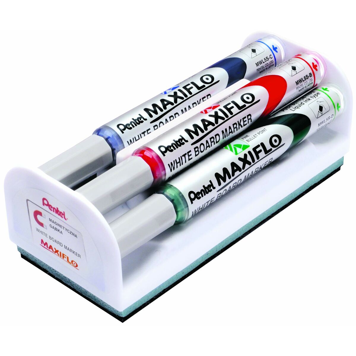 Set de Carioci Pentel Maxiflo Burete de șters tabla - Birou și papetărie, Pixuri, creioane și articole de scris