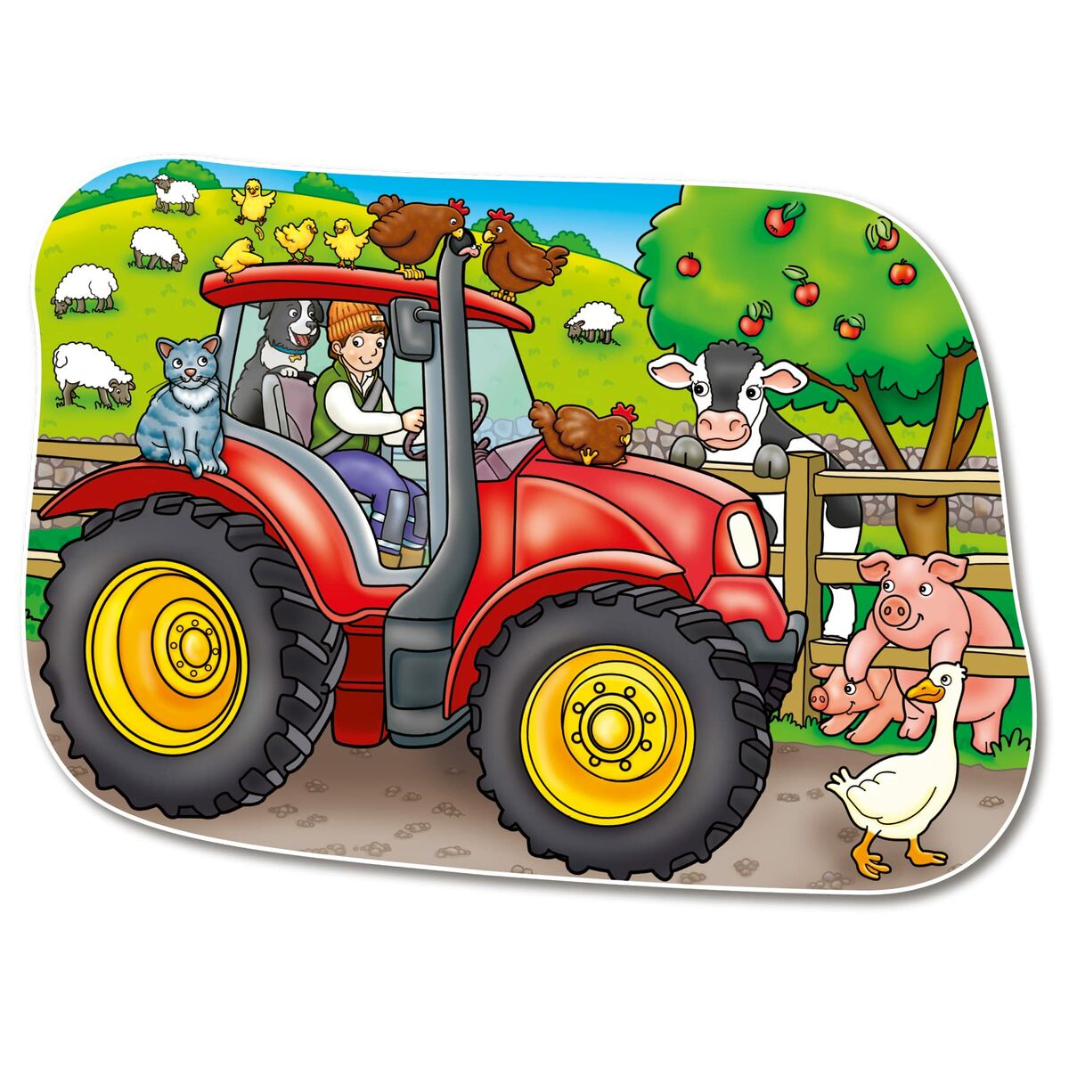 Puzzle Orchard Big Tractor (FR) - Jucarii si jocuri, Puzzle-uri și puzzle-uri